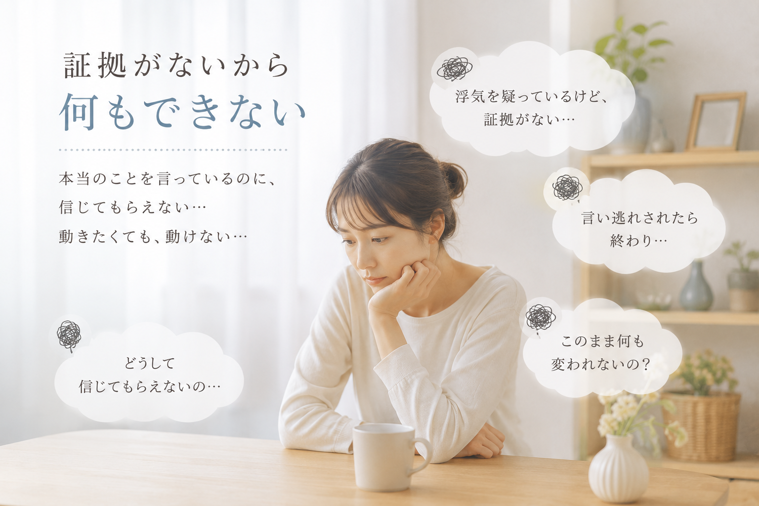拠がないから何もできない