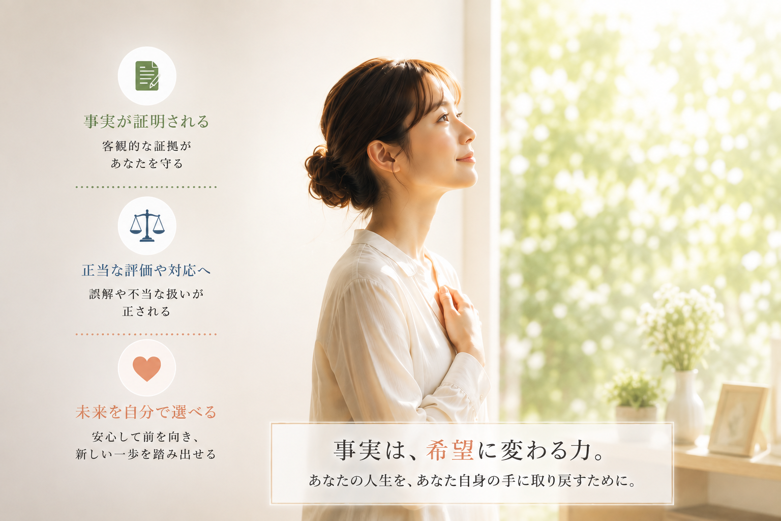事実が理不尽な状況から救う
